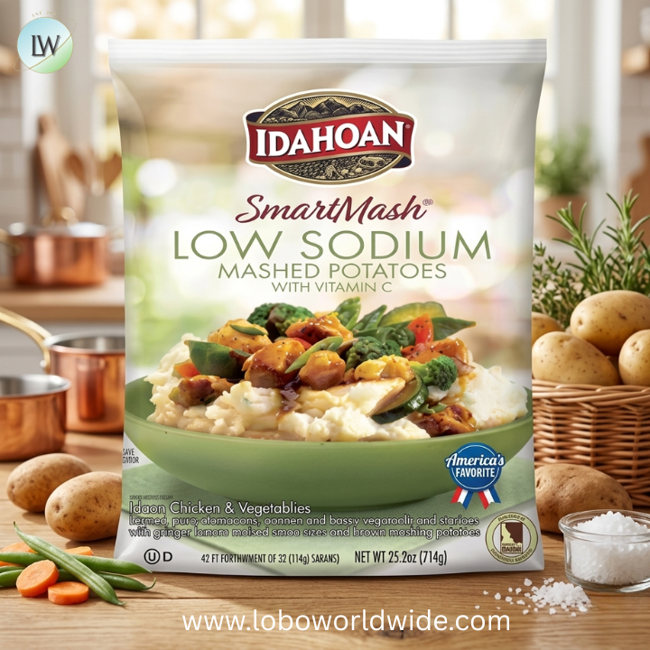 Idahoan Low Sodium with Vitamin C Real Mashed Potato, 25.2 Ounce -- 12 per case