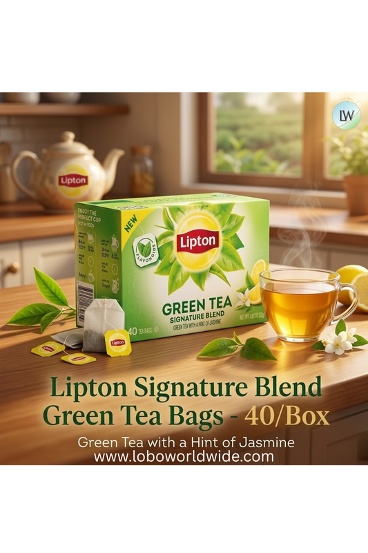 Lipton Signature Blend Green Tea Bags(Various Sizes)