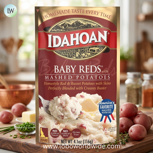 Idahoan Baby Reds Mashed Potatoes, 4.1 Ounce -- 10 per case
