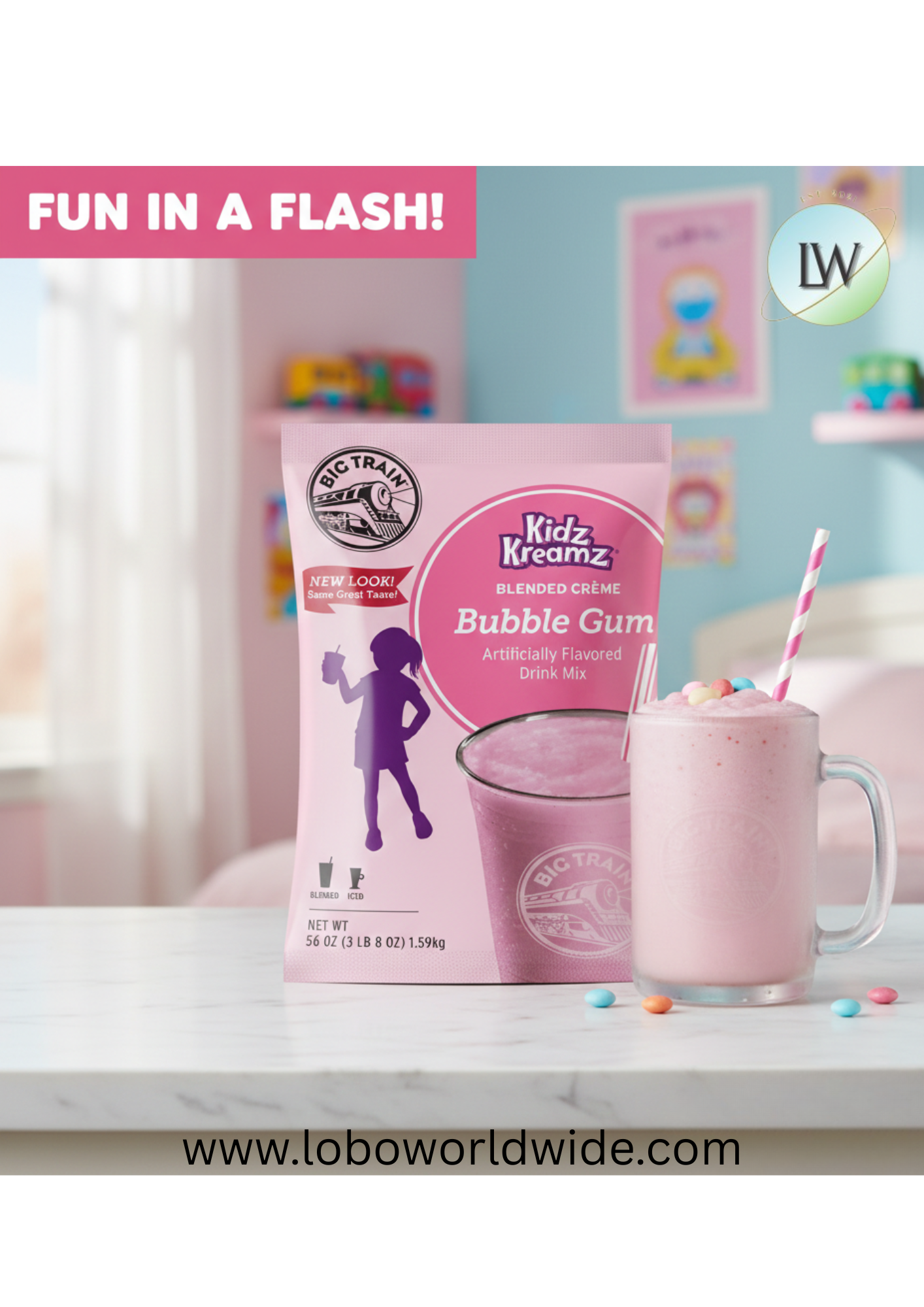 Big Train 3.5 lb. Ice Coffee Mix(various flavours)