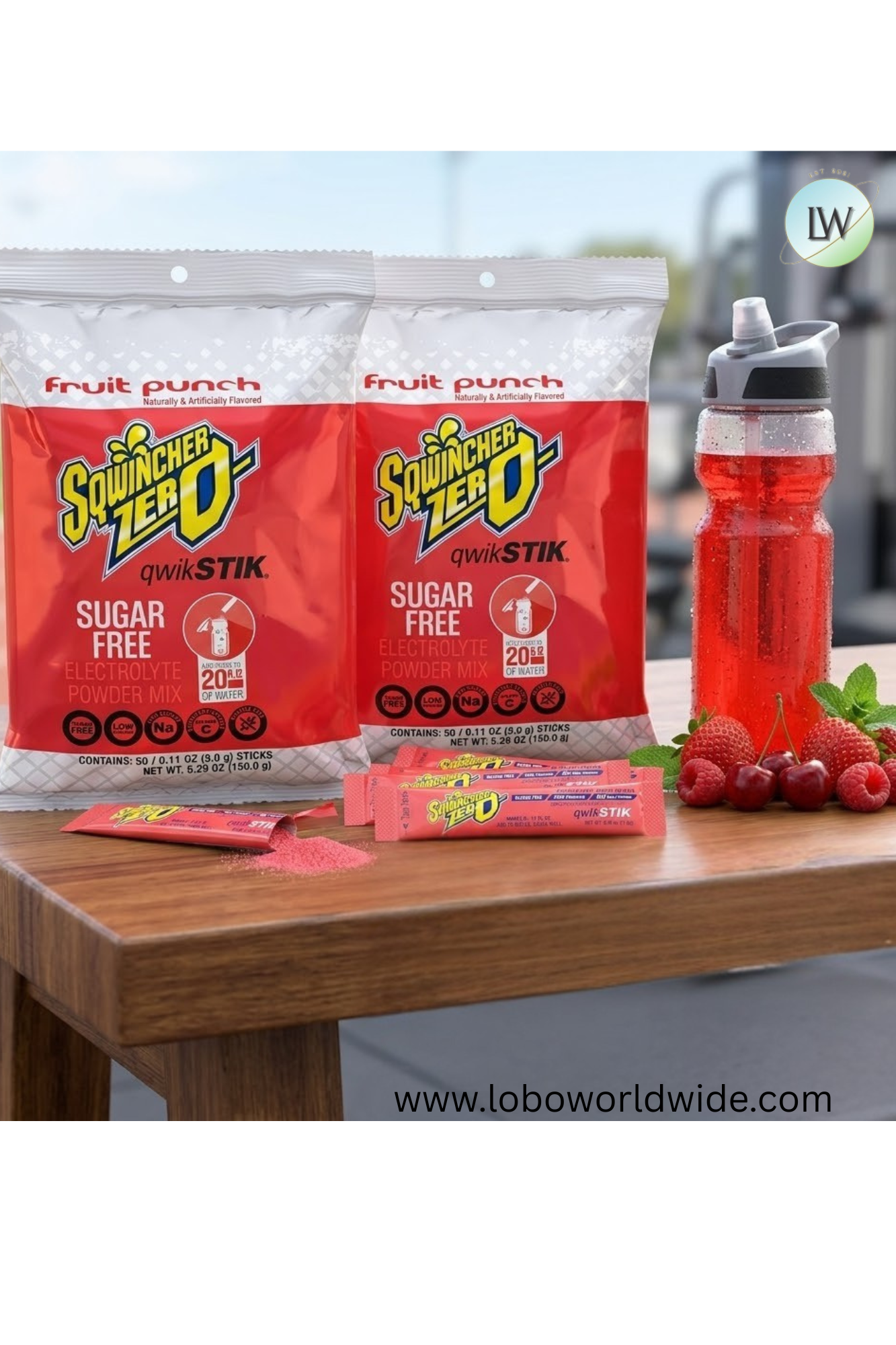 Sqwincher Qwik Stik ZERO Sugar, 0.11 oz, Pack, Yields 20 oz,100pk(Various Flavours)