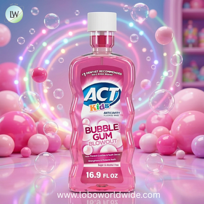 ACT Kids Anticavity Fluoride Mouthwash, 16.9 fl. oz.