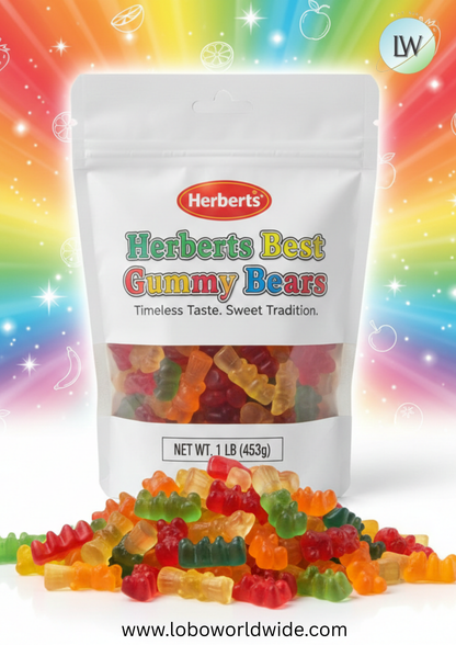 Herberts Best Gummy Bears(Various Sizes)