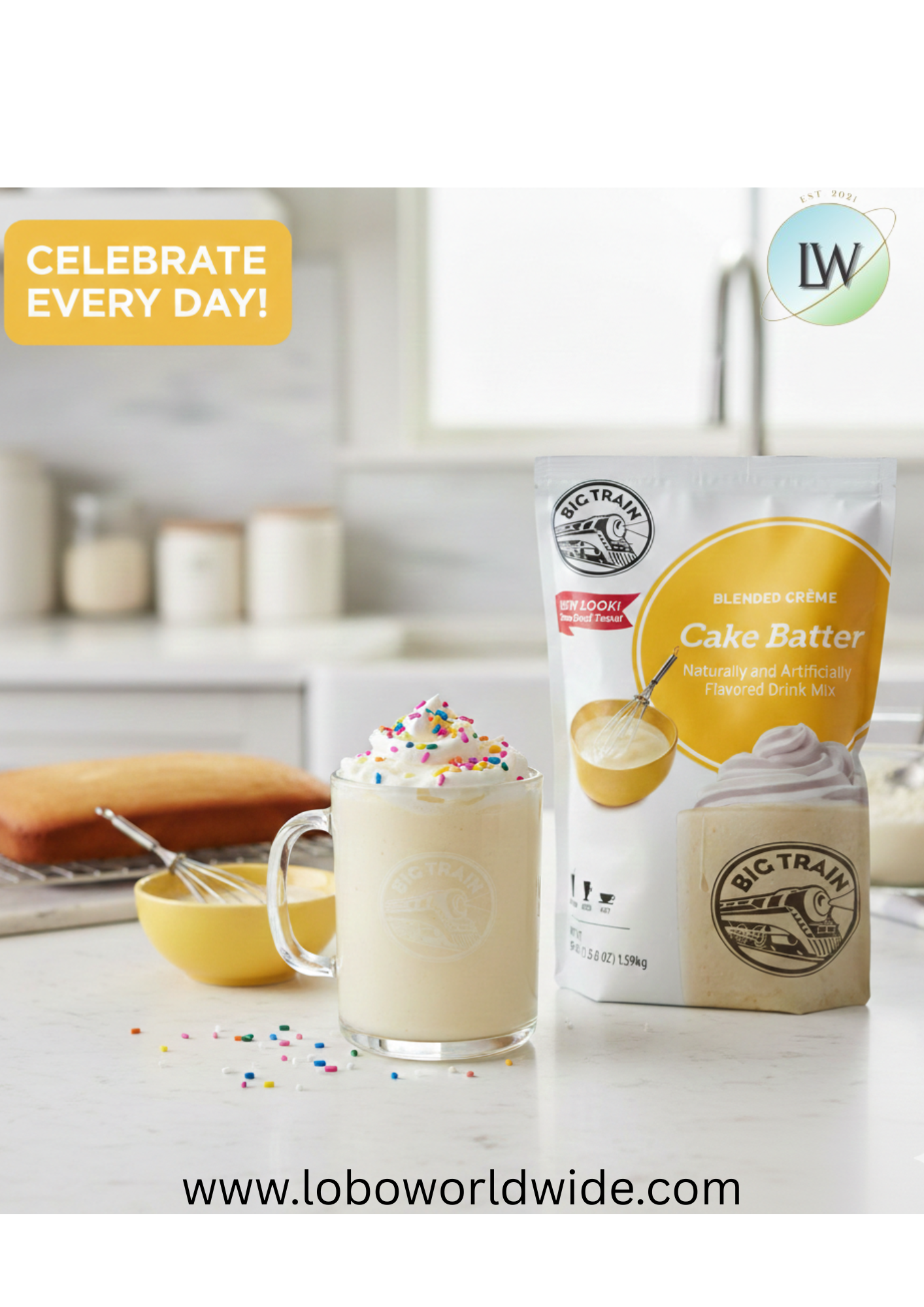 Big Train 3.5 lb. Ice Coffee Mix(various flavours)