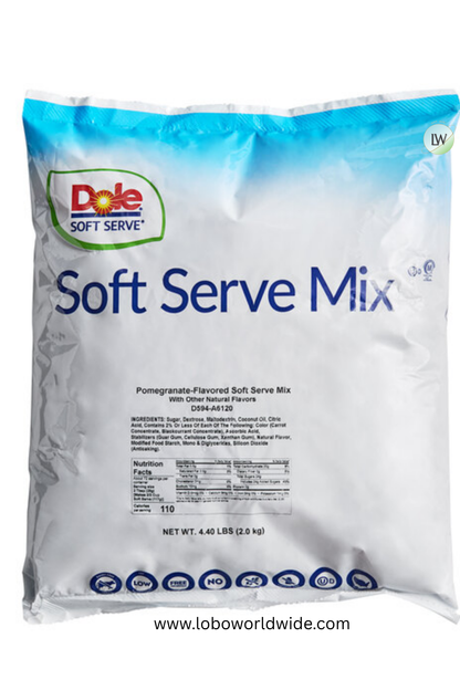 DOLE SOFT SERVE Soft Serve Mix 4.4 lb