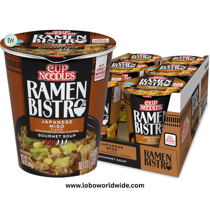 Nissin Cup Noodle Ramen Bistro, 3.1 Ounce (Pack of 6)