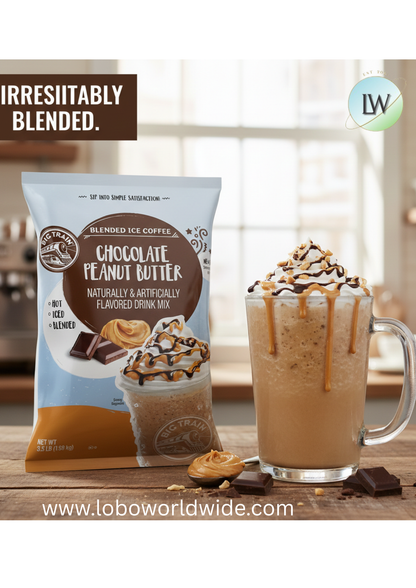 Big Train 3.5 lb.  Blended Ice Coffee Mix-5/case & 4/case (various flavours)