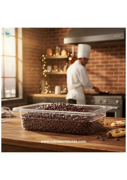 Hershey's Mini Semi-Sweet Chocolate Baking Chips, 4M, 25 lb.