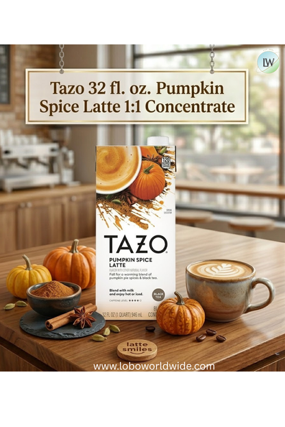 Tazo 32 fl. oz. Pumpkin Spice Latte 1:1 Concentrate