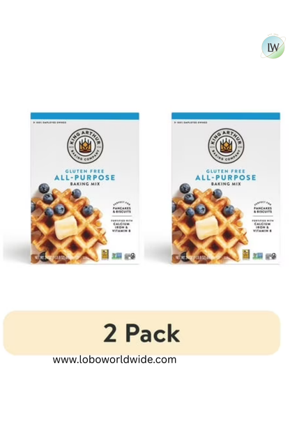 King Arthur, Gluten Free All-Purpose Baking Mix, 24 oz. (Pack of 2)