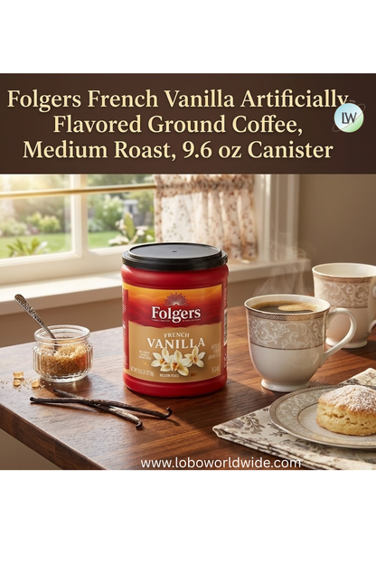 Folgers Ground Coffee, Medium Roast, 9.6 oz Canister