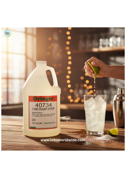 Oringer Cane Sugar Syrup 1 Gallon