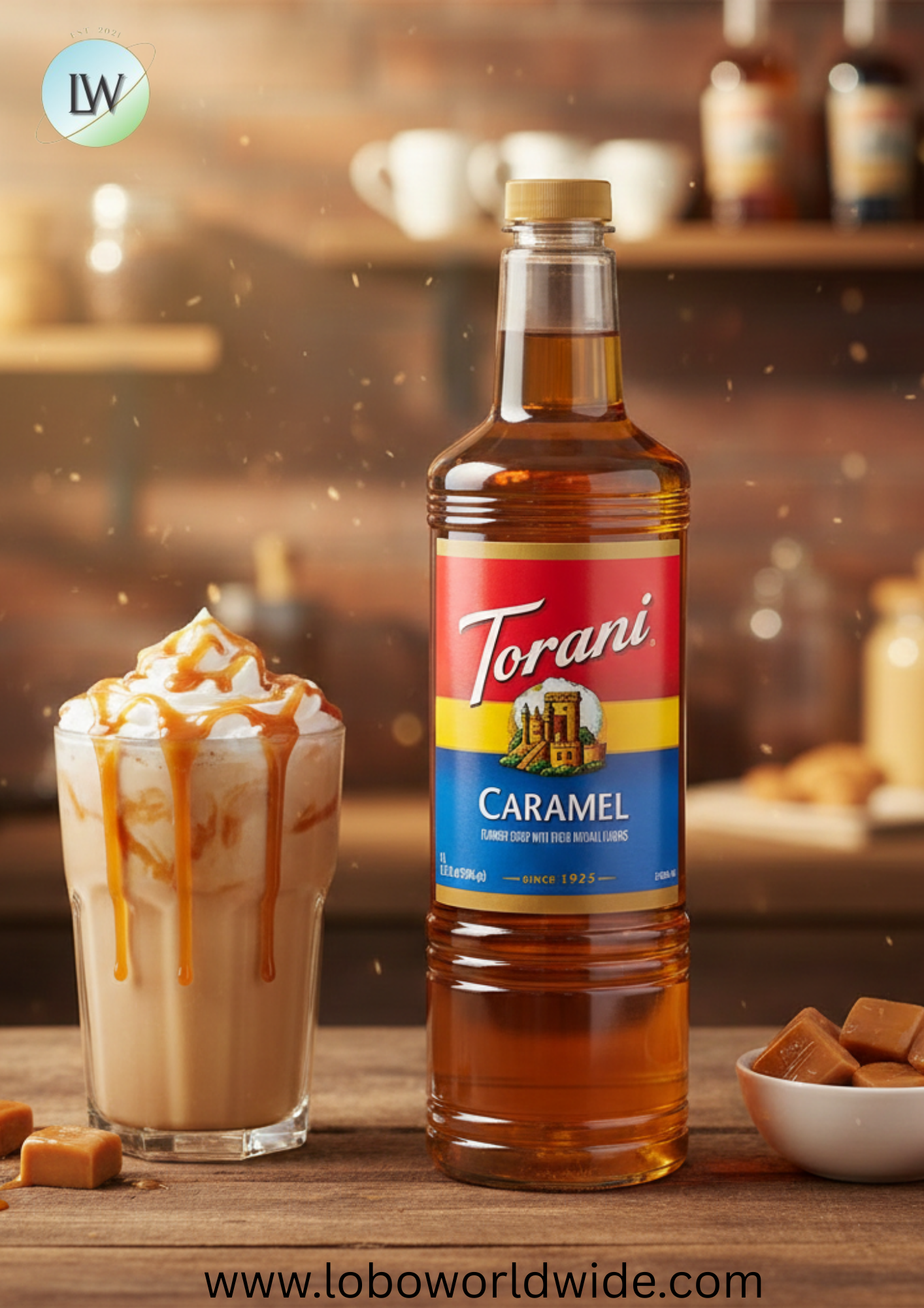 Torani Syrup Plastic Bottle 1 Liter - 6/Case (Various Flavors)