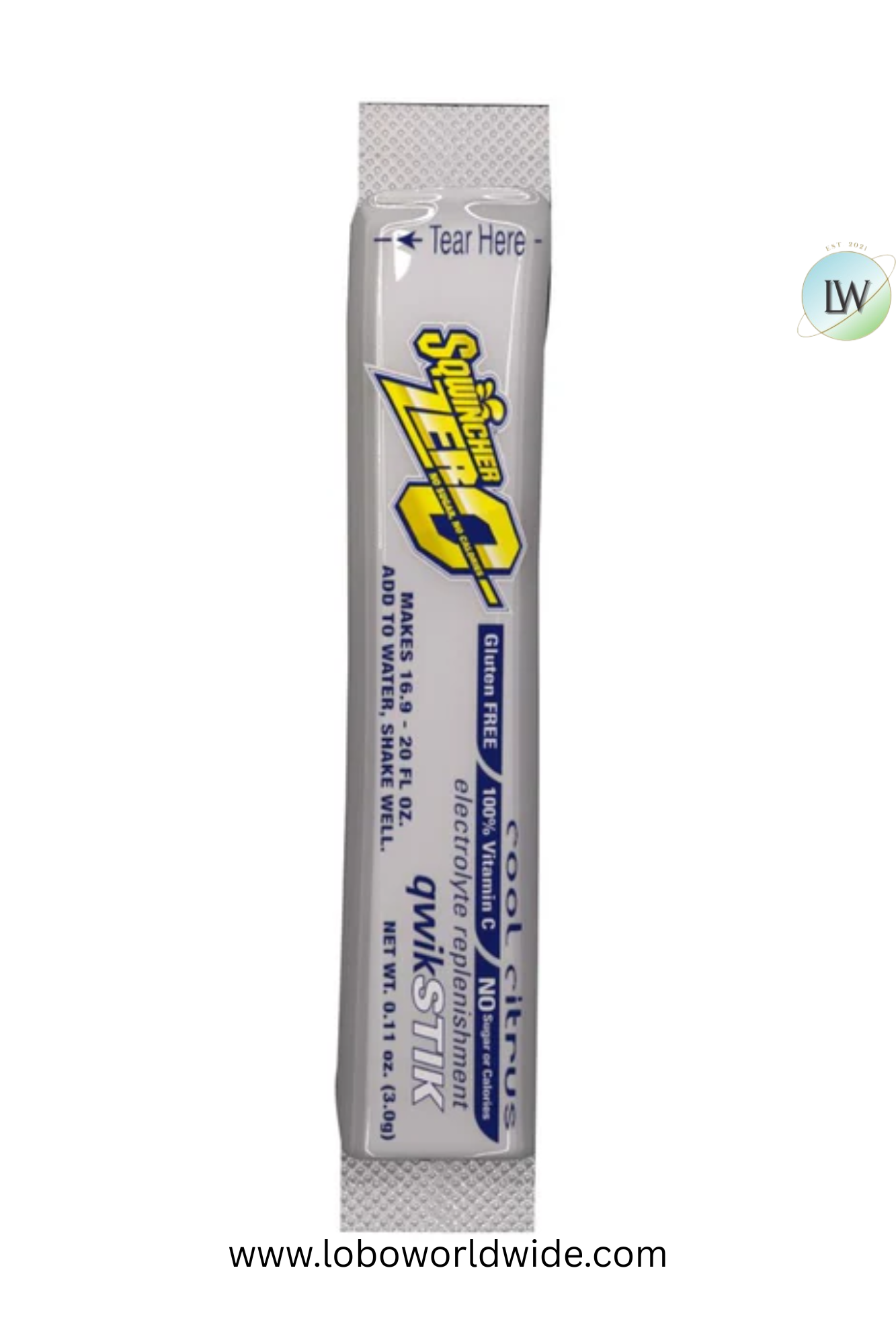 Sqwincher Qwik Stik ZERO Sugar, 0.11 oz, Pack, Yields 20 oz,200pk(Various Flavours)
