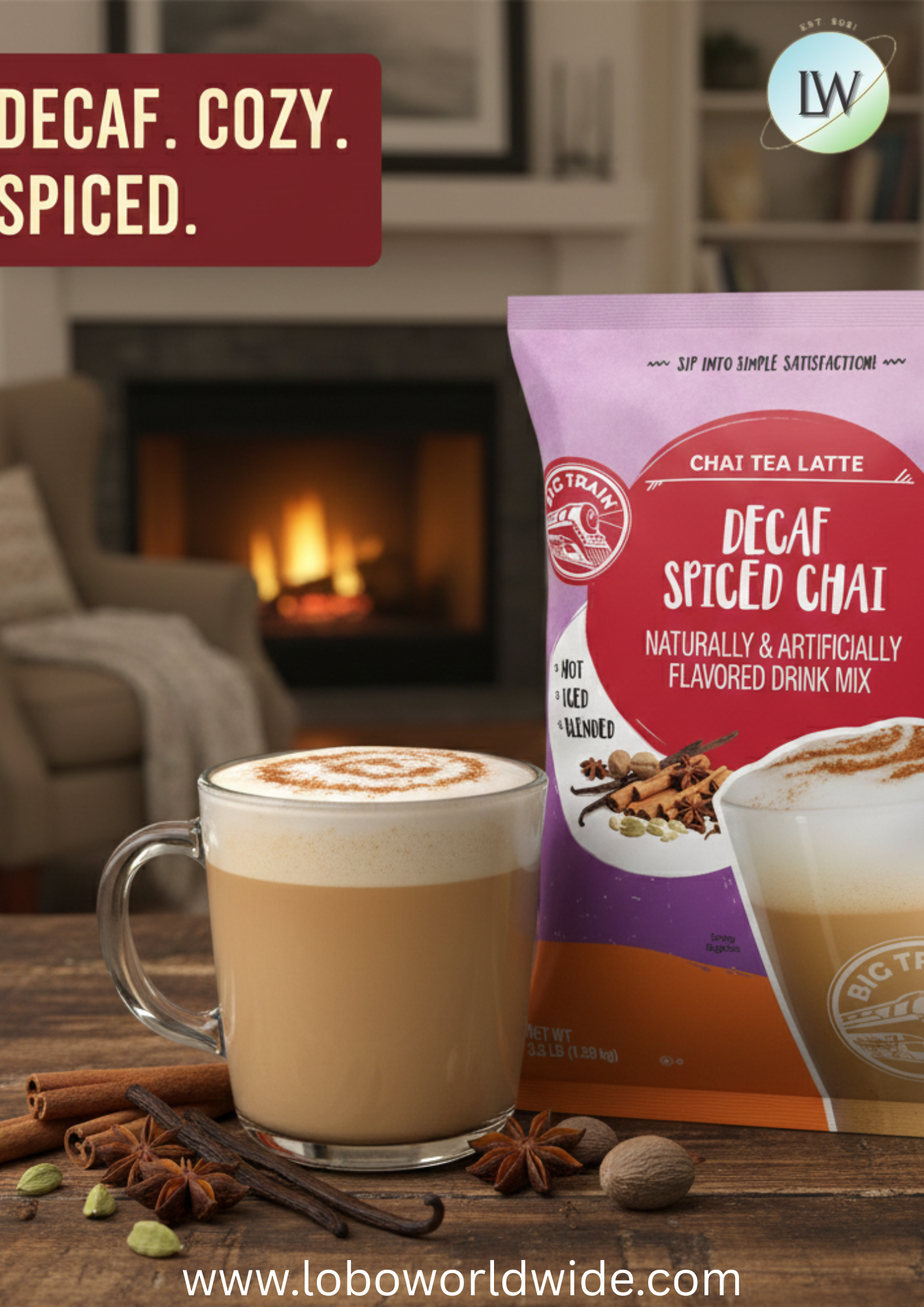 Big Train 3.5 lb.  Blended Ice Coffee Mix-5/case & 4/case (various flavours)