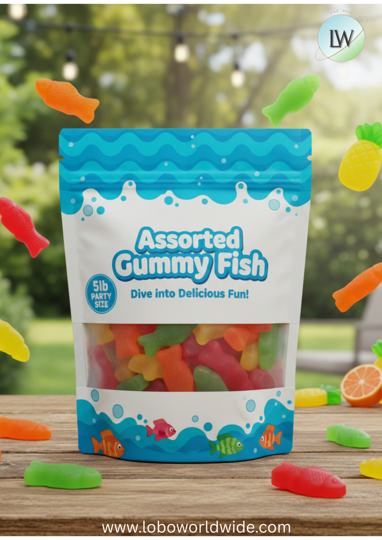 Assorted Gummy Fish(Various Sizes)