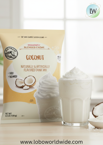 Big Train 3.5 lb.  Blended Ice Coffee Mix-5/case & 4/case (various flavours)