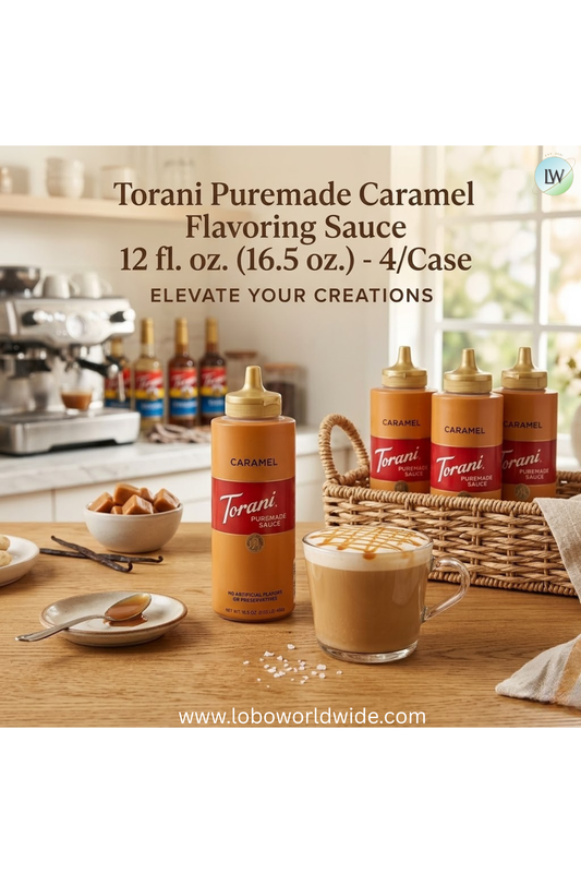 Torani Puremade Flavoring Sauce 12 fl. oz. - 4/Case