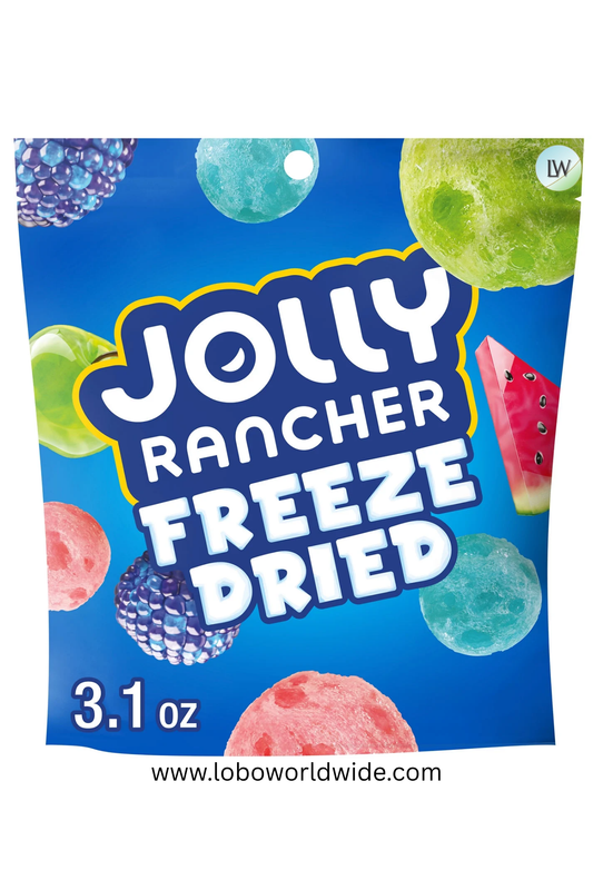 Jolly Rancher Freeze Dried Original Fruit Flavored Candy, Bag 3.1 oz