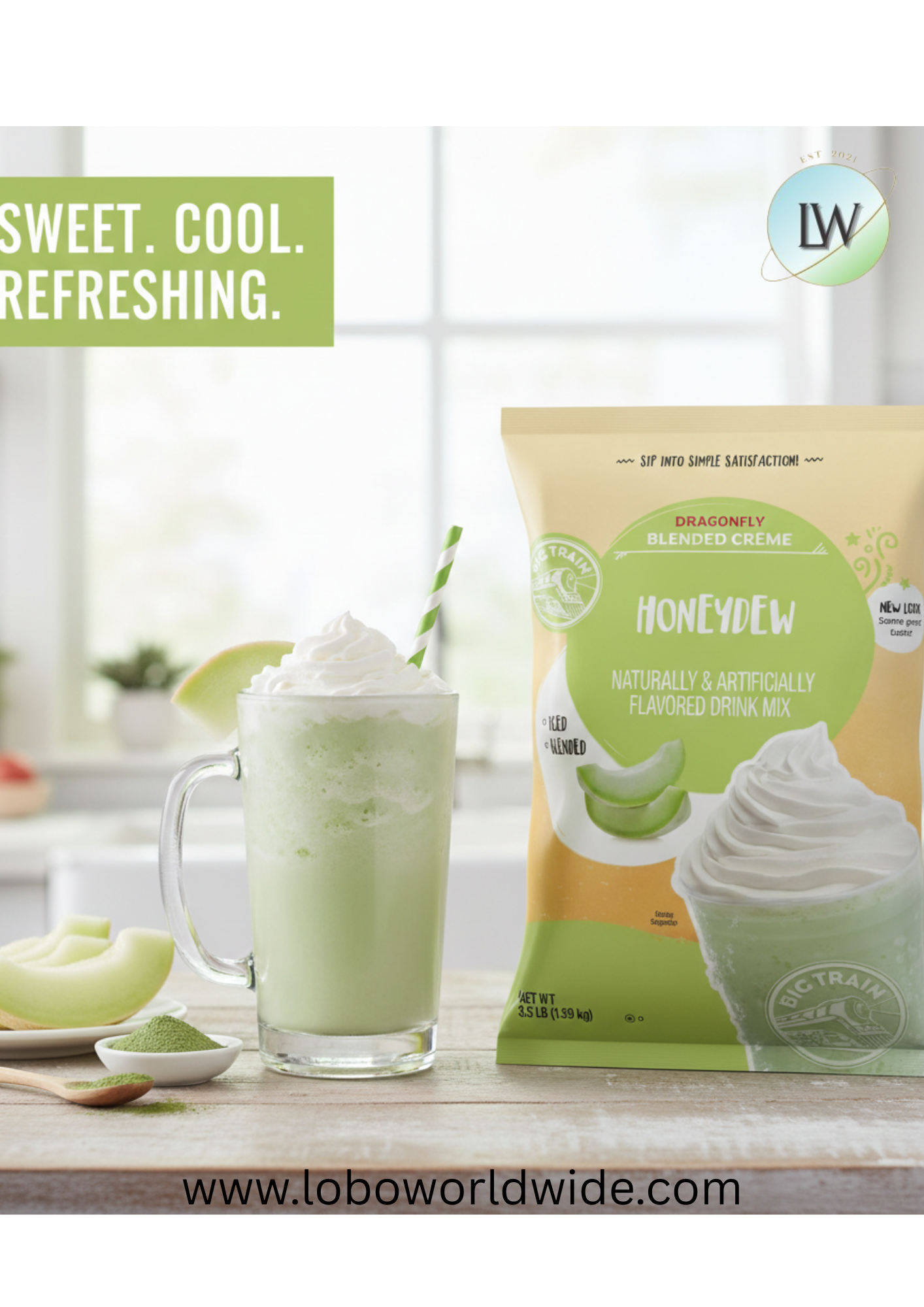 Big Train 3.5 lb. Ice Coffee Mix(various flavours)