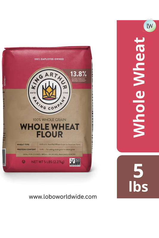 King Arthur Baking Company Whole Grain Wheat Flour, 5 lb.
