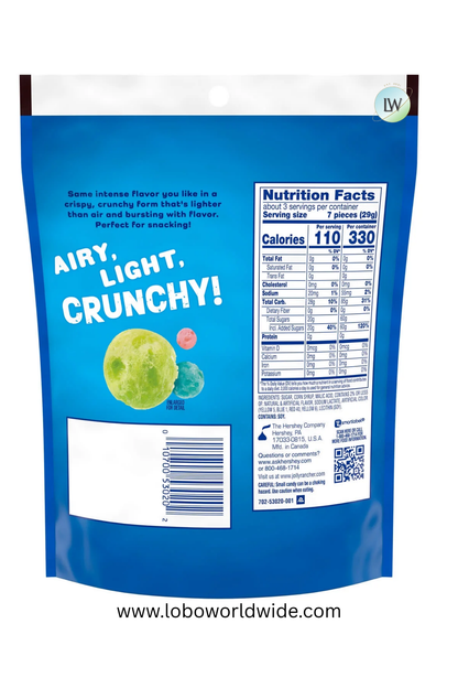 Jolly Rancher Freeze Dried Original Fruit Flavored Candy, Bag 3.1 oz
