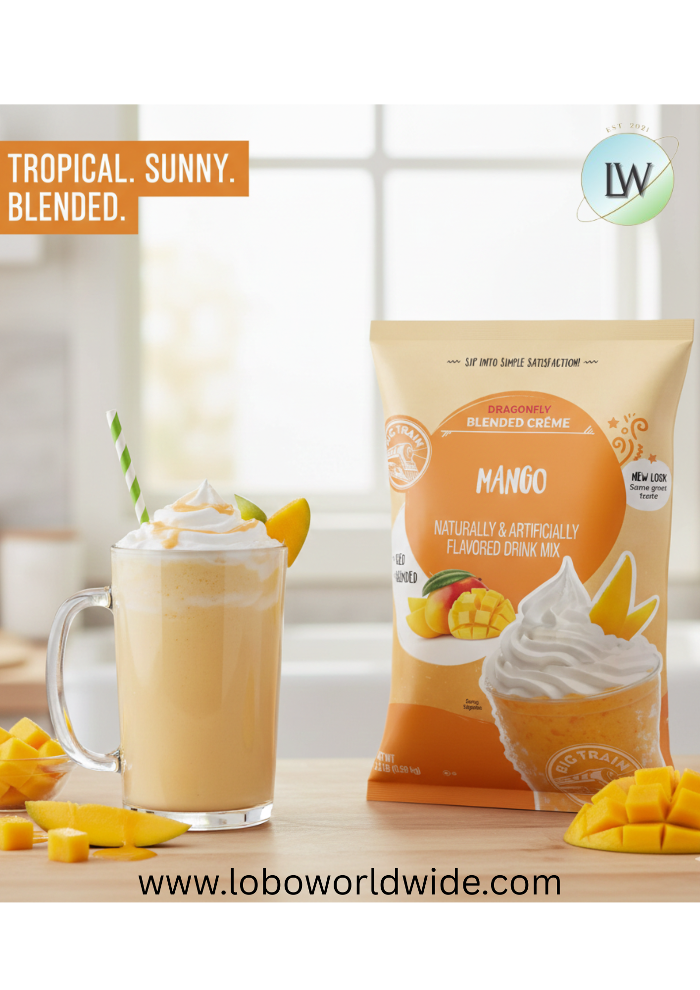 Big Train 3.5 lb. Ice Coffee Mix(various flavours)