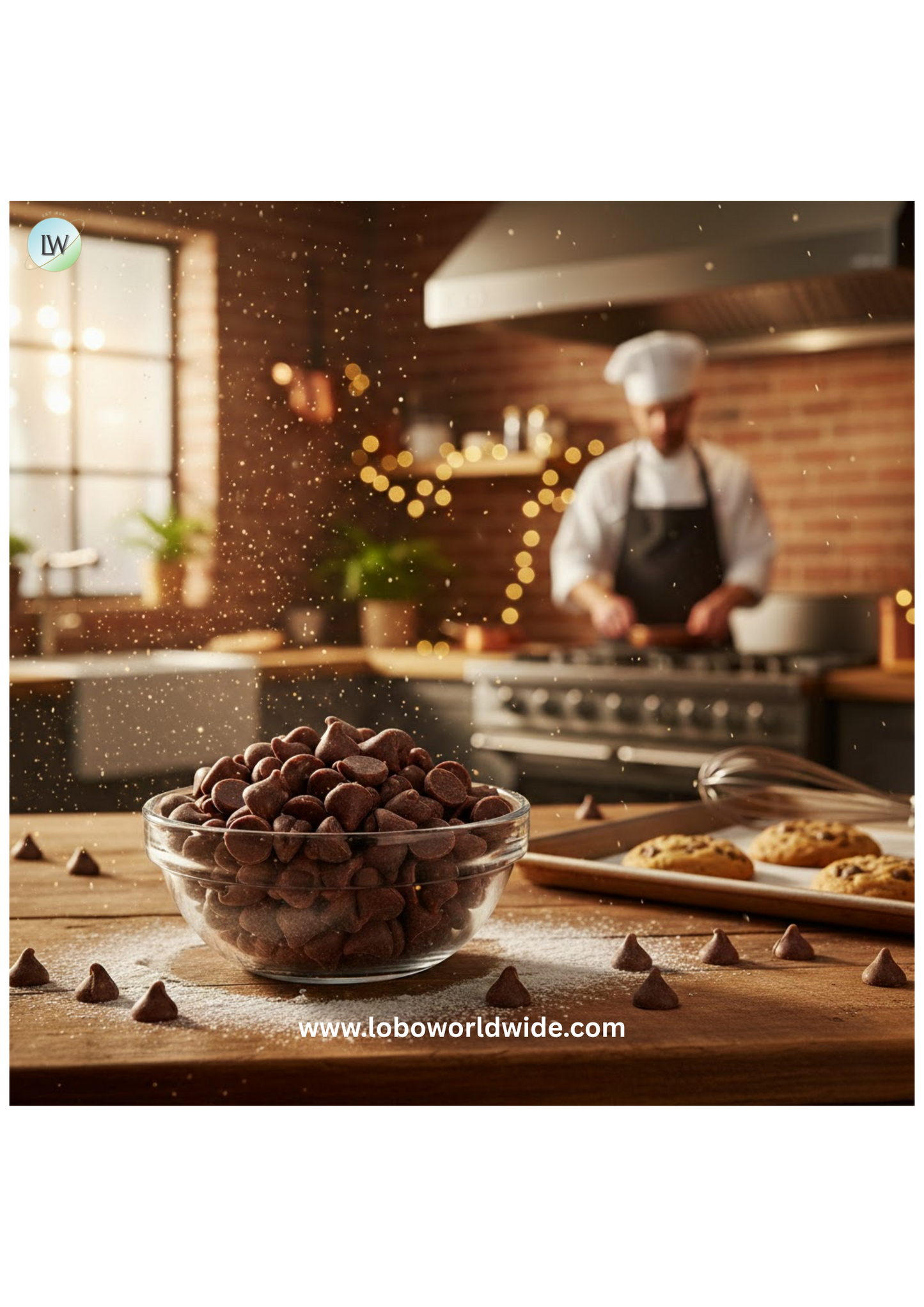 Guittard Semi-Sweet Chocolate Baking Chips, 41% Cacao, 4M, 25 lb.