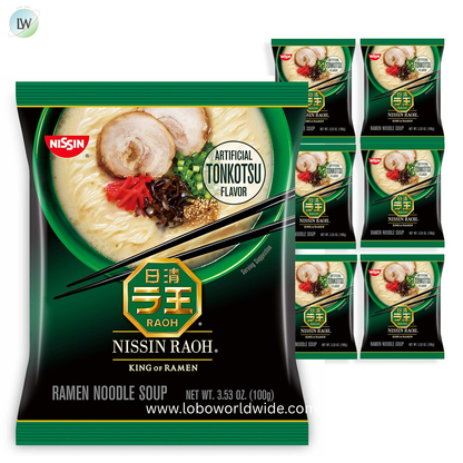Nissin RAOH Ramen Noodle Soup, 3.53 Ounce