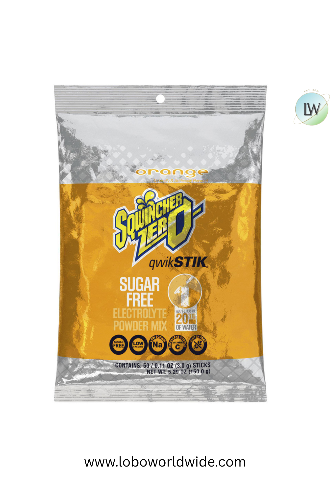 Sqwincher Qwik Stik ZERO Sugar, 0.11 oz, Pack, Yields 20 oz,400pk(Various Flavours)