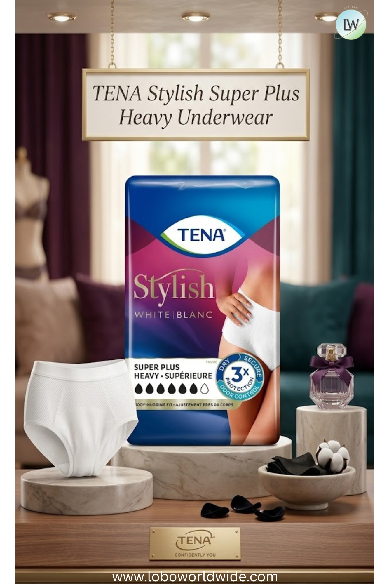 TENA Stylish Super Plus Heavy Underwear