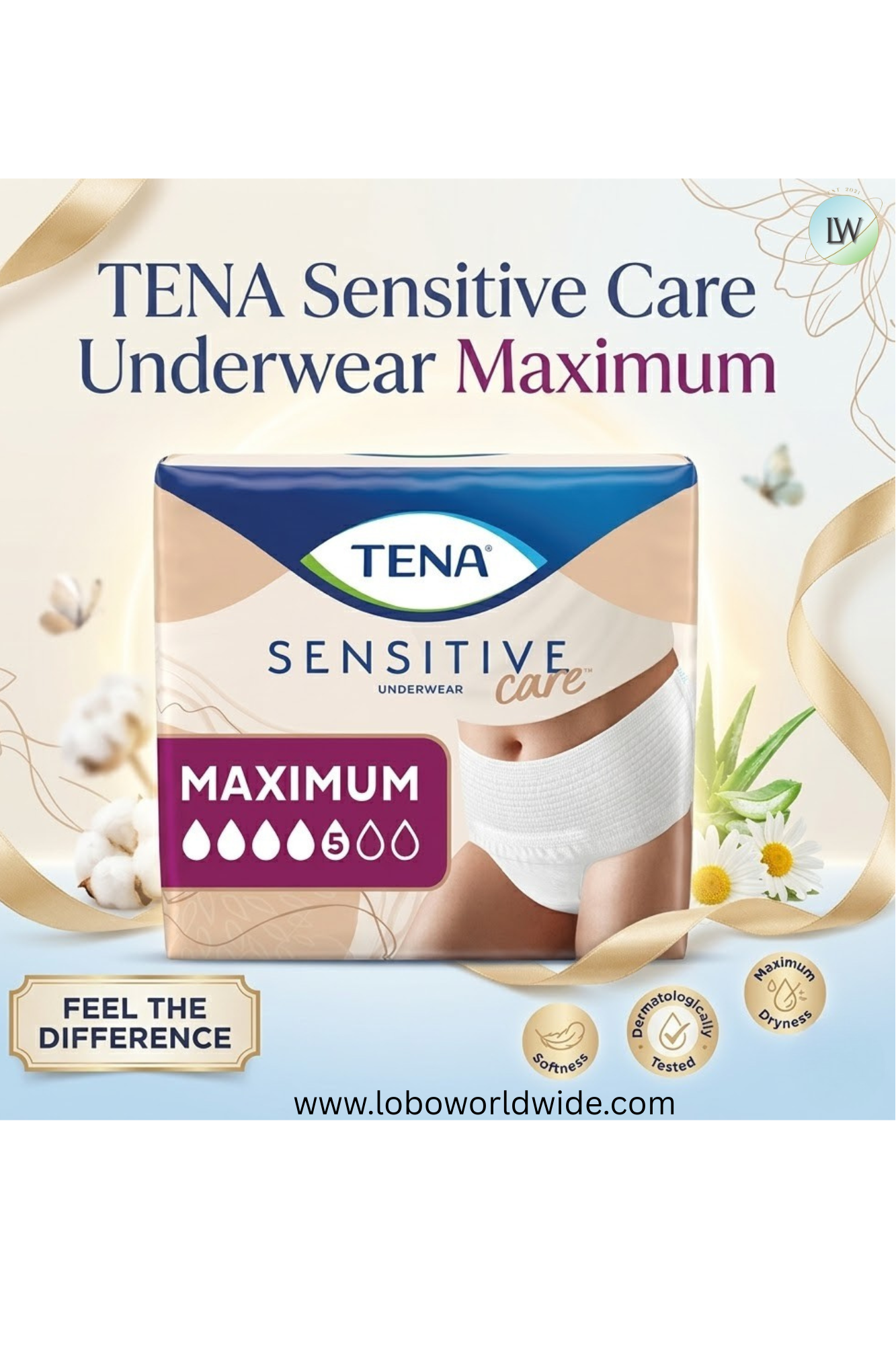 TENA Sensitive Care Underwear Maximum