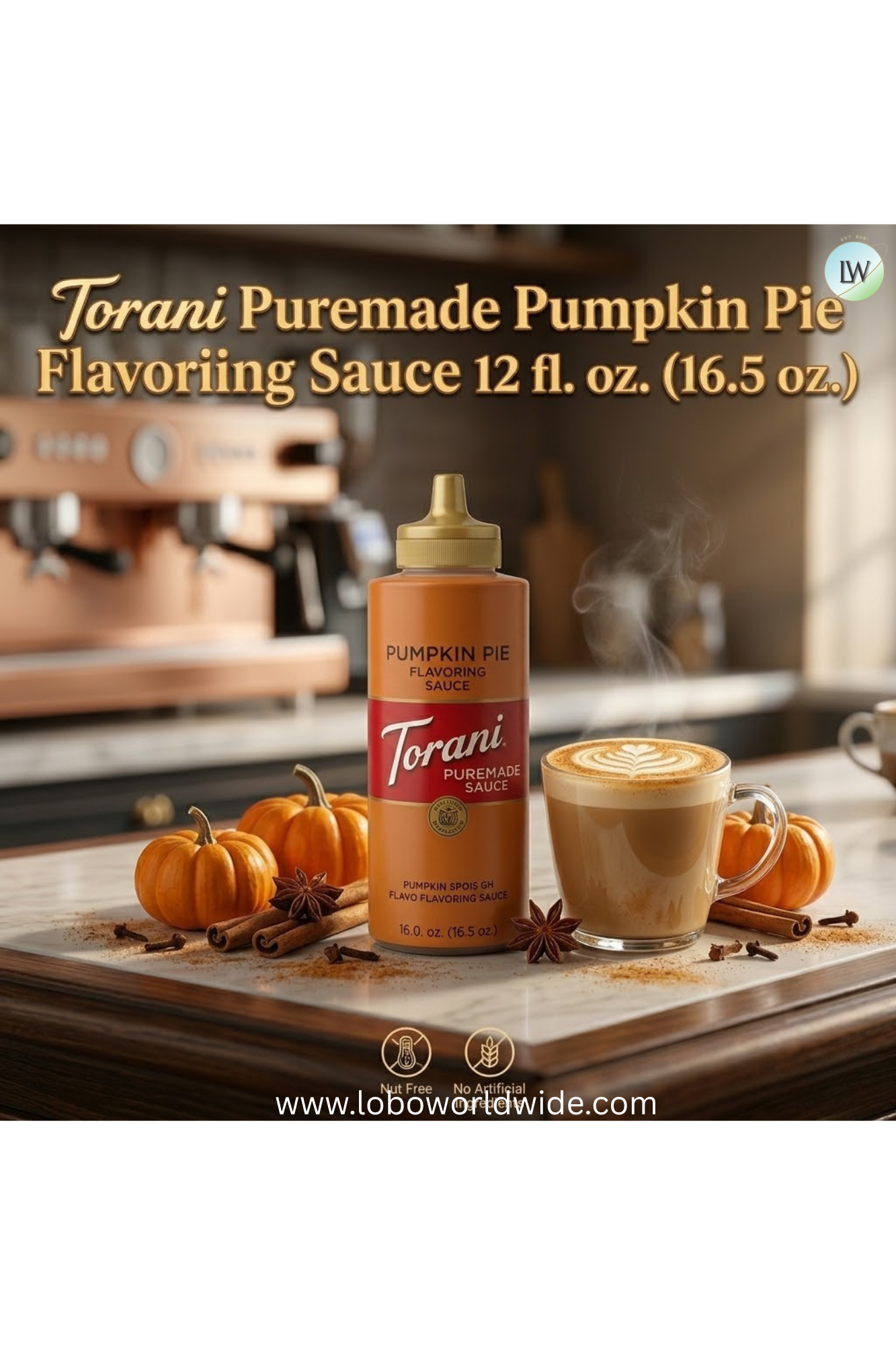 Torani Puremade Flavoring Sauce 12 fl. oz.