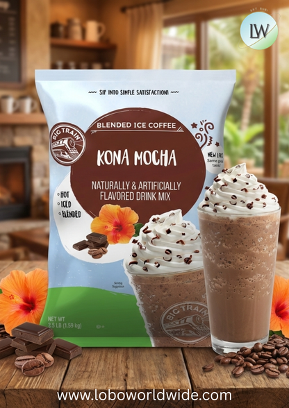 Big Train 3.5 lb.  Blended Ice Coffee Mix-5/case & 4/case (various flavours)