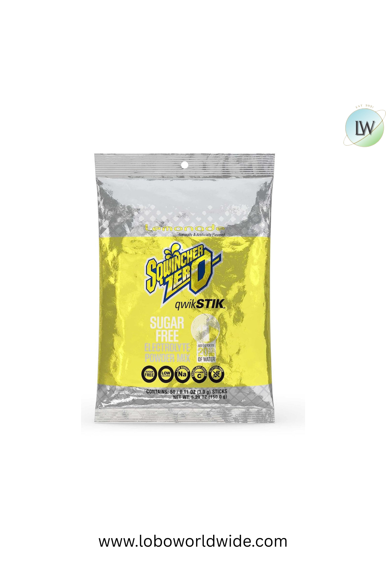 Sqwincher Qwik Stik ZERO Sugar, 0.11 oz, Pack, Yields 20 oz,500pk(Various Flavours)