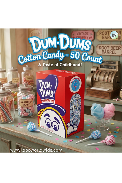 Dum Dums Lollipops, 50 ct.