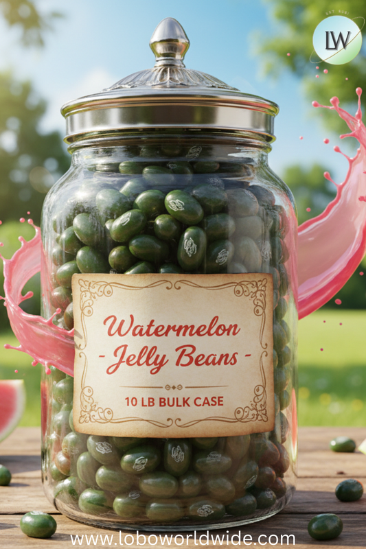Watermelon Jelly Beans - 10 lbs bulk