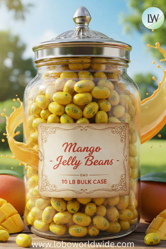 Mango Jelly Beans - 10 lbs bulk