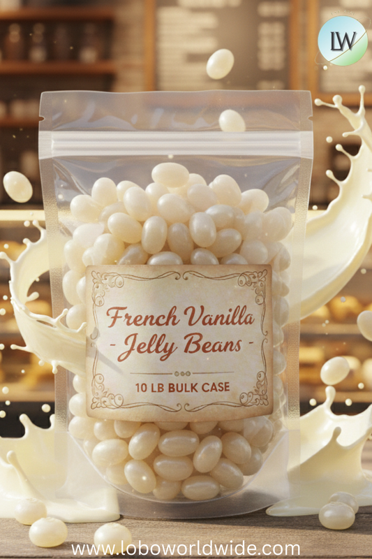 French Vanilla Jelly Beans - 10 lbs bulk