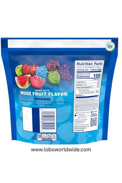 JOLLY RANCHER Gummies Assorted Fruit Flavored Candy Bag(Various Sizes)
