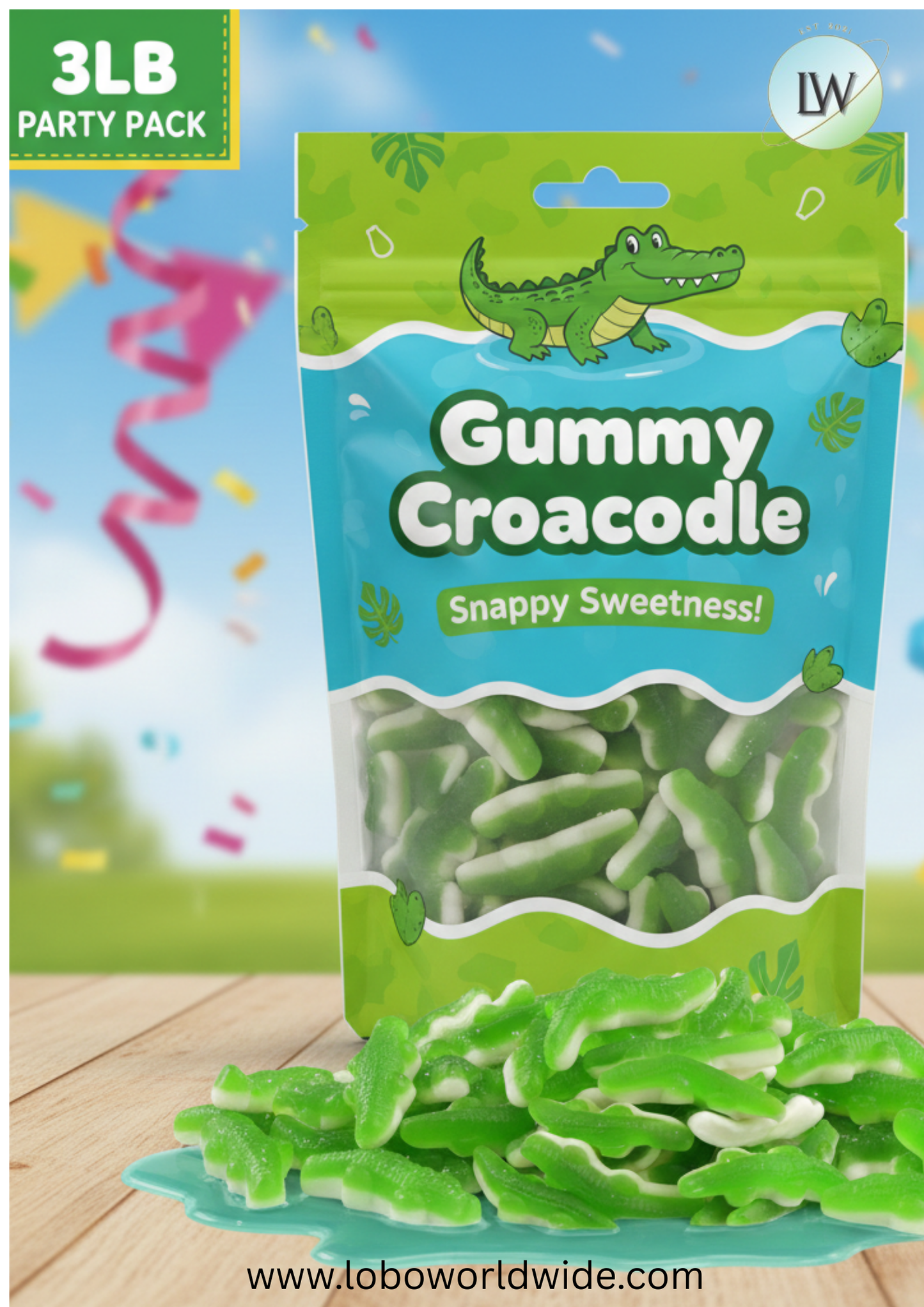 Gummy Crocodile(Various Sizes)