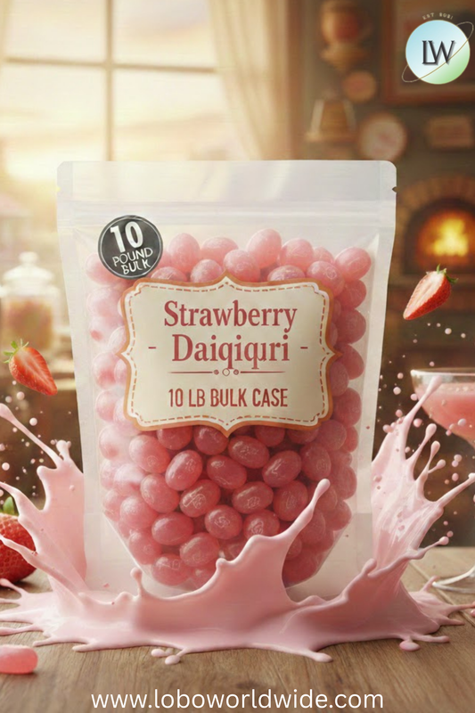Strawberry Daiquiri Jelly Beans - 10 lbs bulk