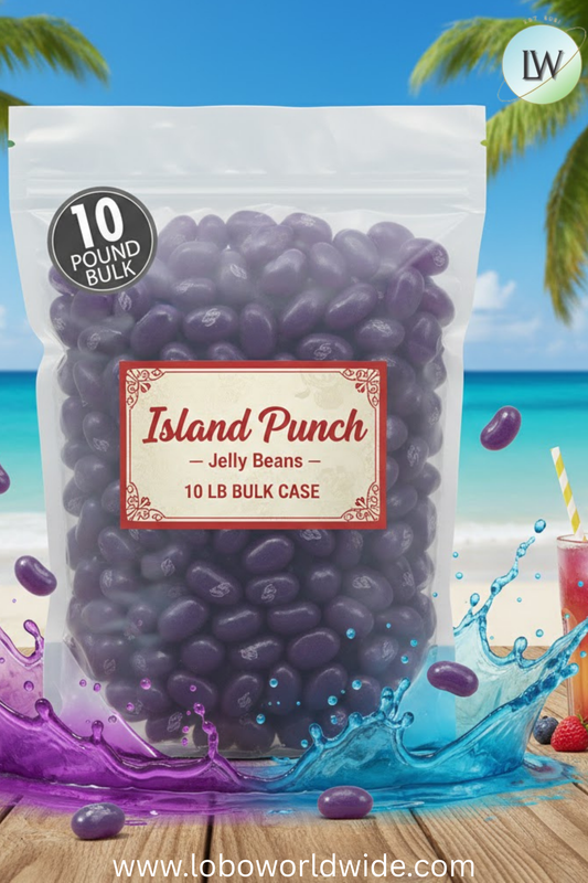 Island Punch Jelly Beans - 10 lbs bulk