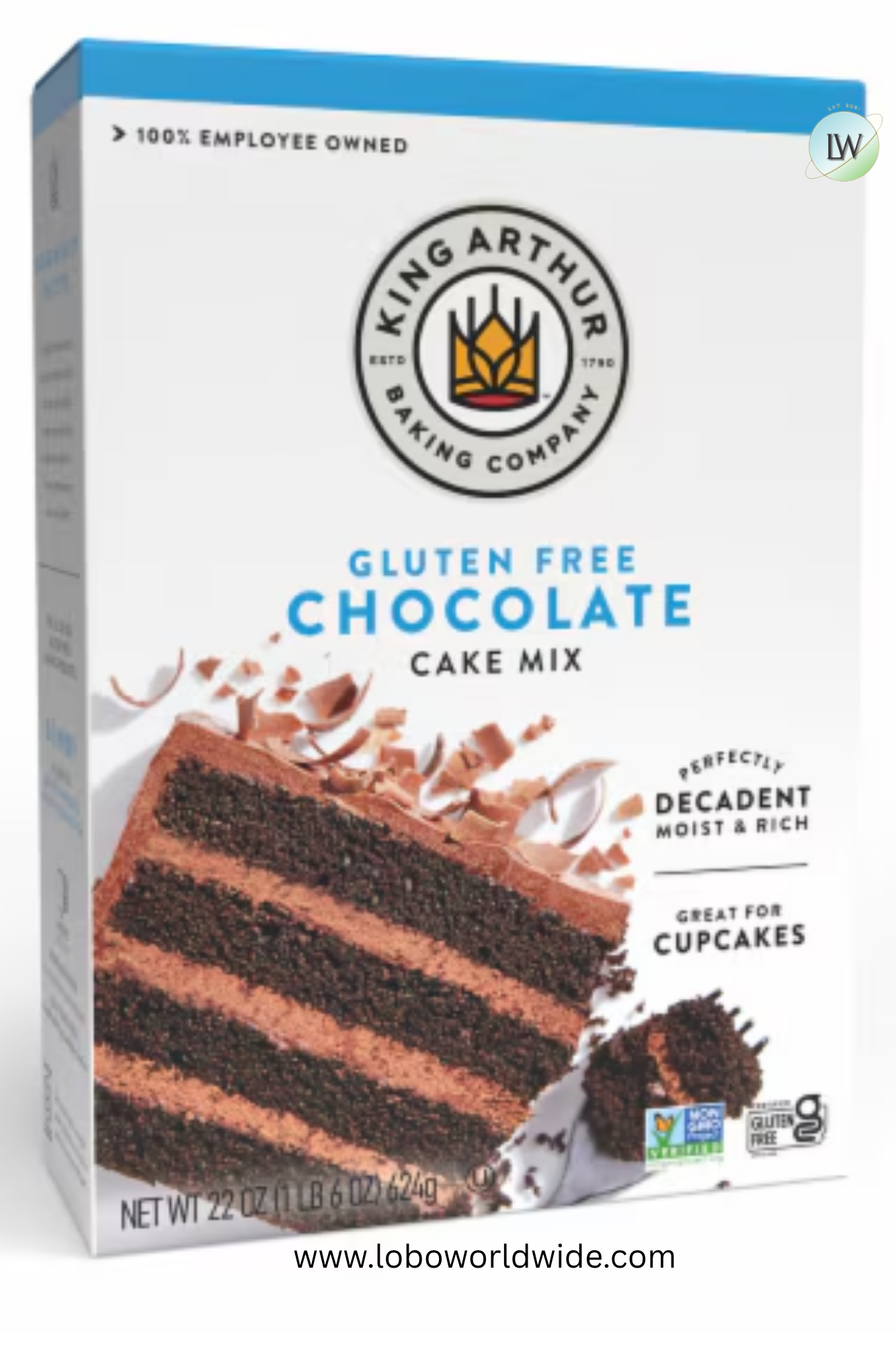 King Arthur Cake Mix Gluten Free Chocolate 22oz