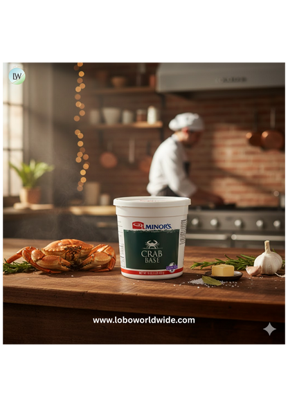 Minor's Crab Base 1 lb. Tub - 6/Case