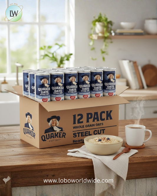 Quaker, Steel Cut Quick 3-Minute Oats, Microwave or Cook on Stovetop, Oatmeal, 25 oz Canister