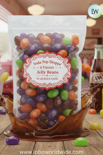 Soda Pop Shoppe® Jelly Beans - 10 lbs bulk