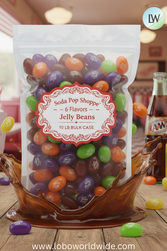 Soda Pop Shoppe® Jelly Beans - 10 lbs bulk
