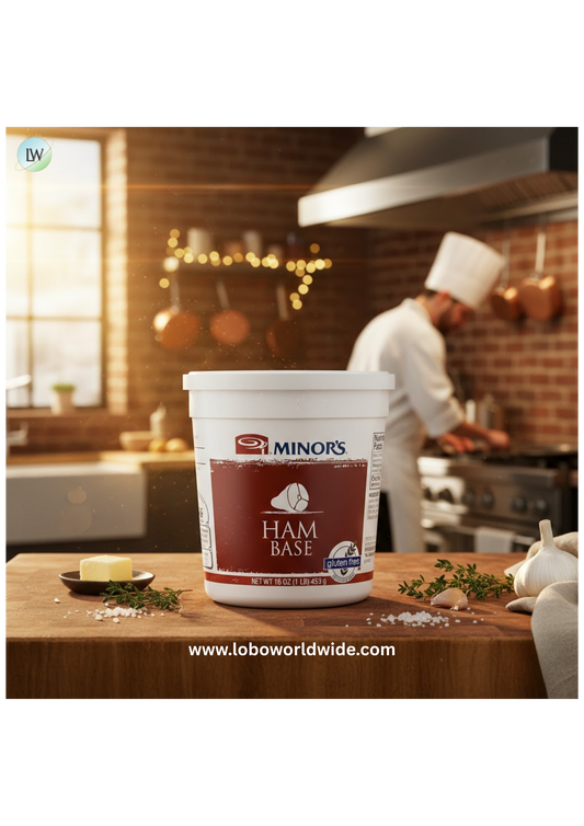 Minor's 1 lb. Gluten-Free Ham Base - 6/Case