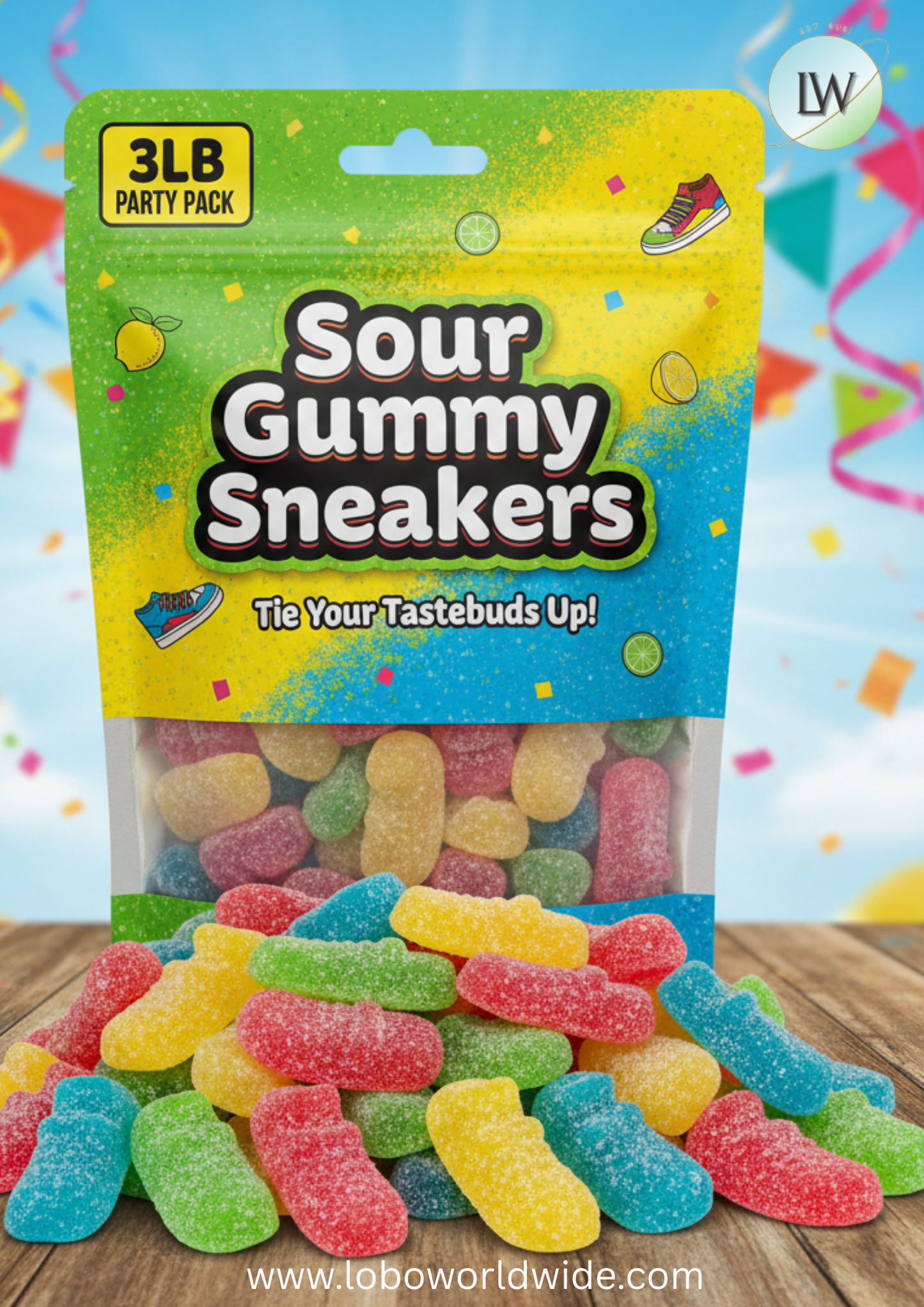 Sour Gummy Sneakers(Various Sizes)
